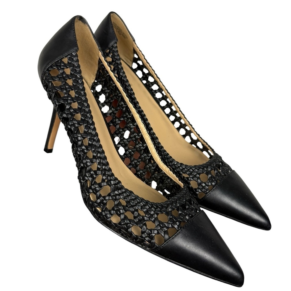 Ann Taylor Mae Woven Heeled Pumps